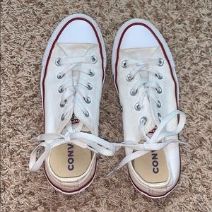 White Low Top Converse